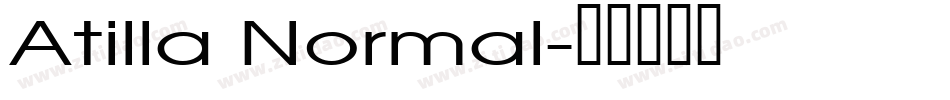Atilla Normal字体转换